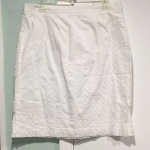 White Eyelet Skirt